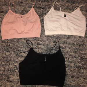Set of 3 Teen Seamless Cami Bra